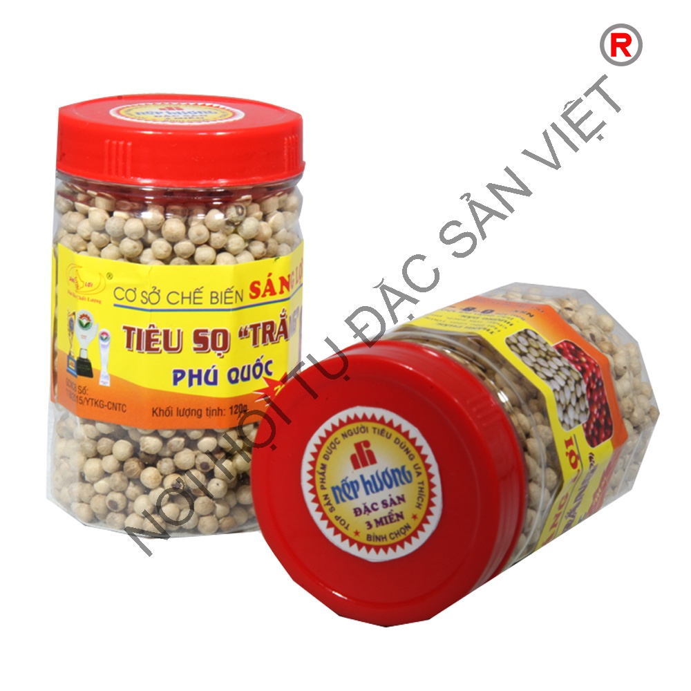 Tiêu Sọ “ trắng ‘ Sáng Lợi – 120g – Đặc sản Phú Quốc