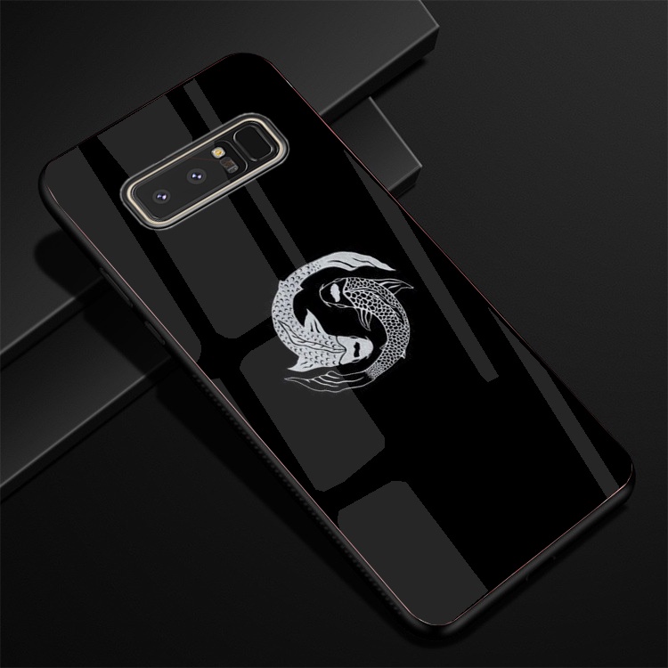 Ốp Lưng Kính SAMSUNG GALAXY NOTE 8 Hình in 3D sáng bóng cao cấp