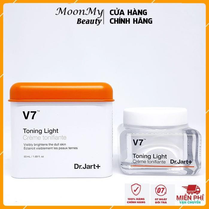 [Mẫu Mới] Kem V7 Toning Light Dr. Jart+ - Kem dưỡng ẩm, trắng da, mờ nám tàn nhang