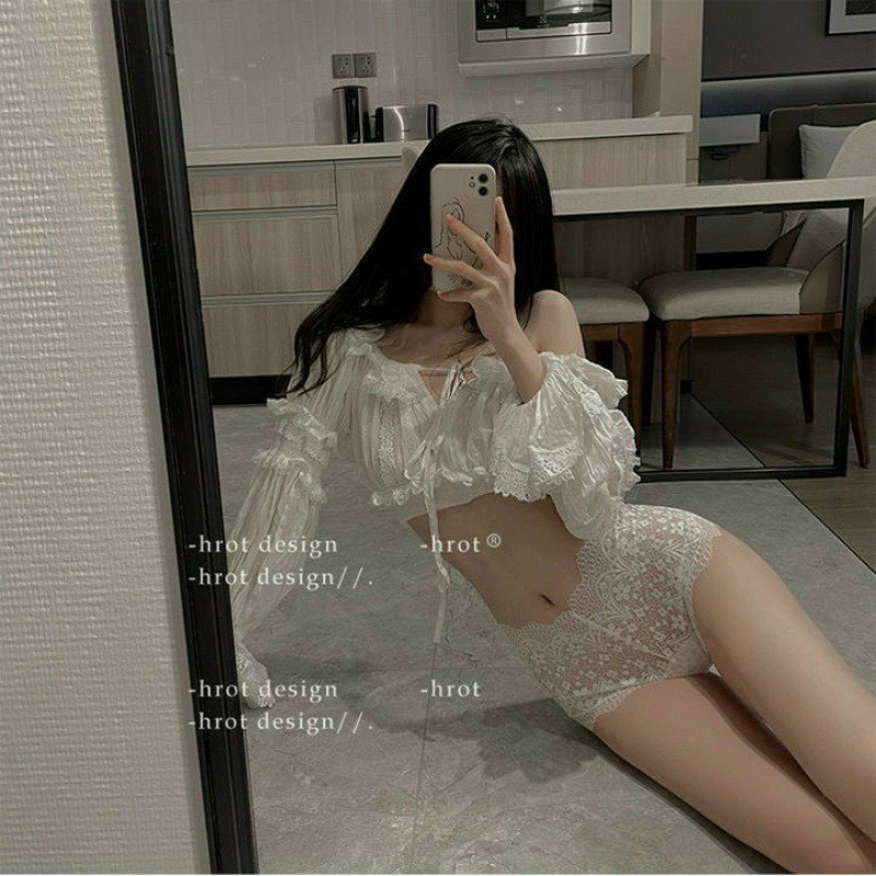 Quần Lót Nữ Ren Sexy thiết kế họa tiết thoáng mát 100% ren cao cấp MÃ B23