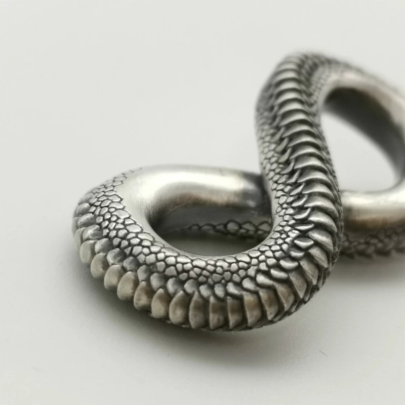 Vòng cổ Mặt Hình Rắn Phong Cách hip hop Mới 2021 Cho Cặp Đôi