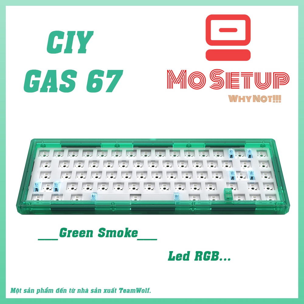 _Kit bàn phím cơ_GAS67_Gasket Mount_Hotswap_Stab PCB Mount_TeamWolf_Mỡ Setup_Kit bàn phím cơ_LayOut 67