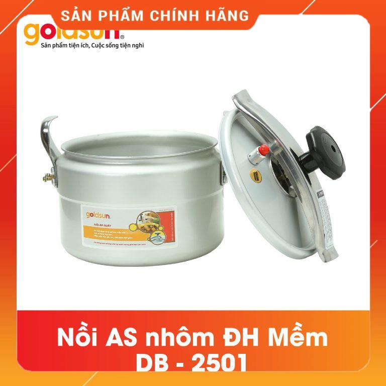 Sale Chào Hè Nồi ÁP SUẤT GOLDSUN  nhôm ĐH Mềm DB – 2501