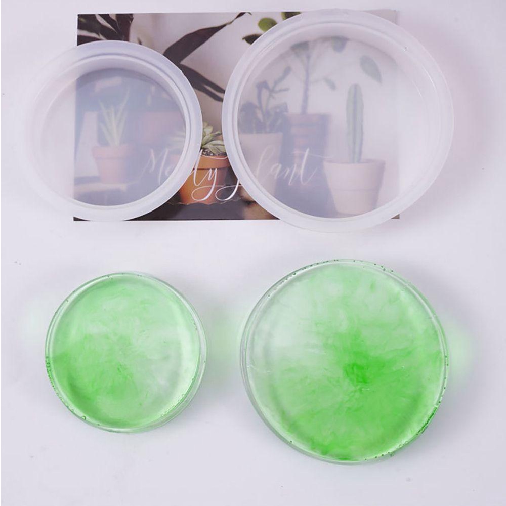 Khuôn Làm Trang Sức Hình Tròn Bằng Nhựa Resin