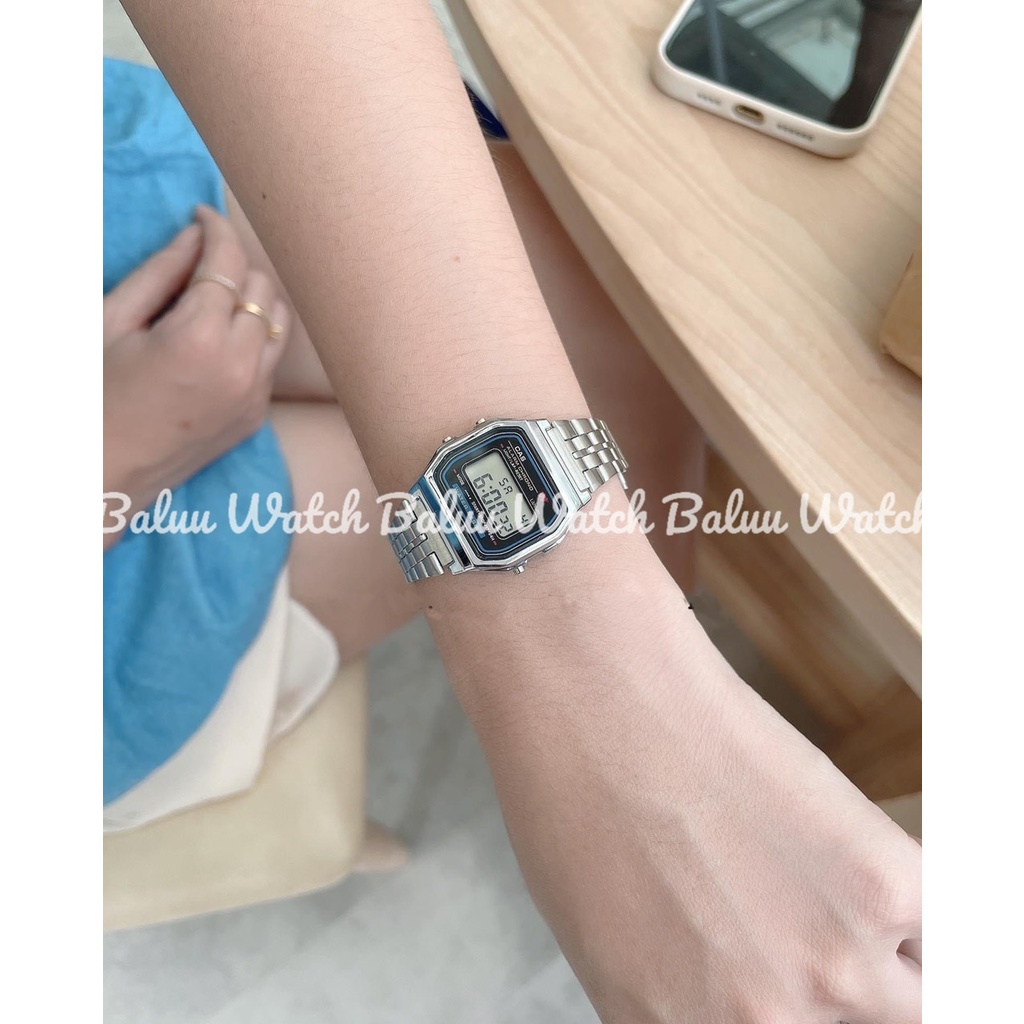 Đồng hồ nam, nữ WR unisex dây thép kiểu dáng thể thao cho tuổi teen | BigBuy360 - bigbuy360.vn