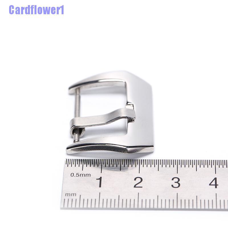 Dây Đeo Đồng Hồ Bằng Thép Không Gỉ Màu Đen / Bạc 20 / 22