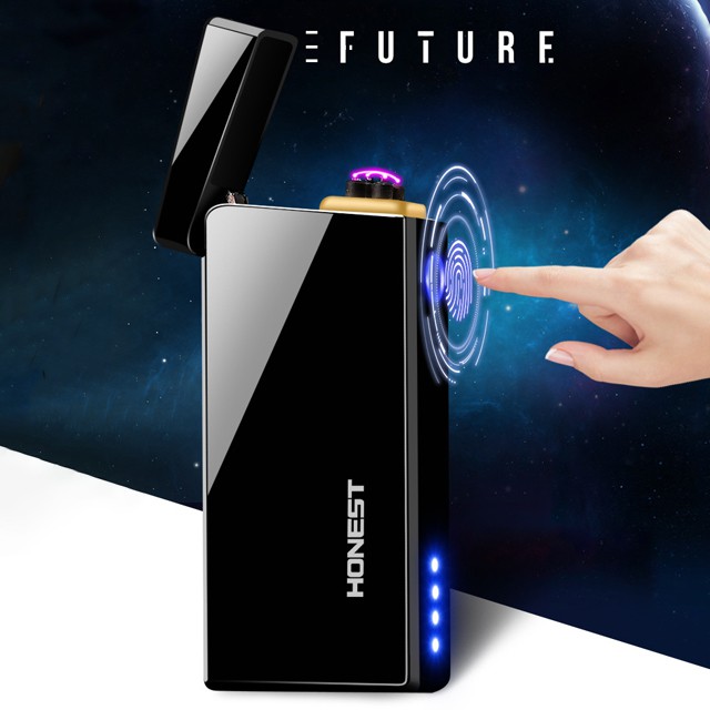 𝐇𝐨̣̂𝐩 𝐐𝐮𝐞̣𝐭 𝐁𝐚̣̂𝐭 𝐋𝐮̛̉𝐚 Điện BCZ-464 Sạc USB 2 Tia Lửa Plasma Đan Chéo Cực Chất