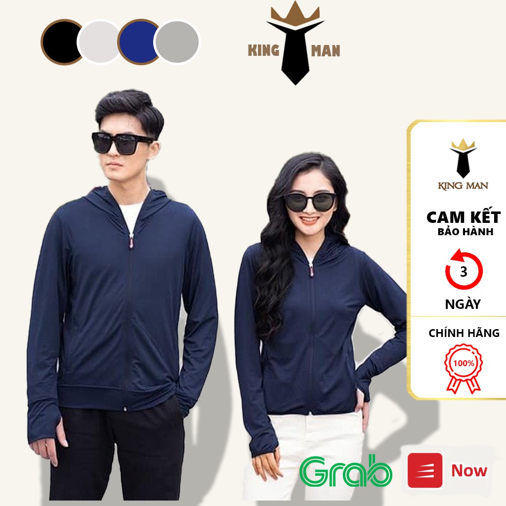 Áo Chống Nắng Nam Nữ Cao Cấp, Chống Tia UV, Co Giãn 4 Chiều Hè 2021 Kingman