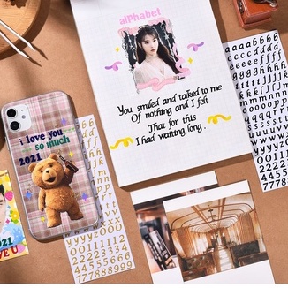 Sticker Chữ cái - Chữ số PVC Alphabet