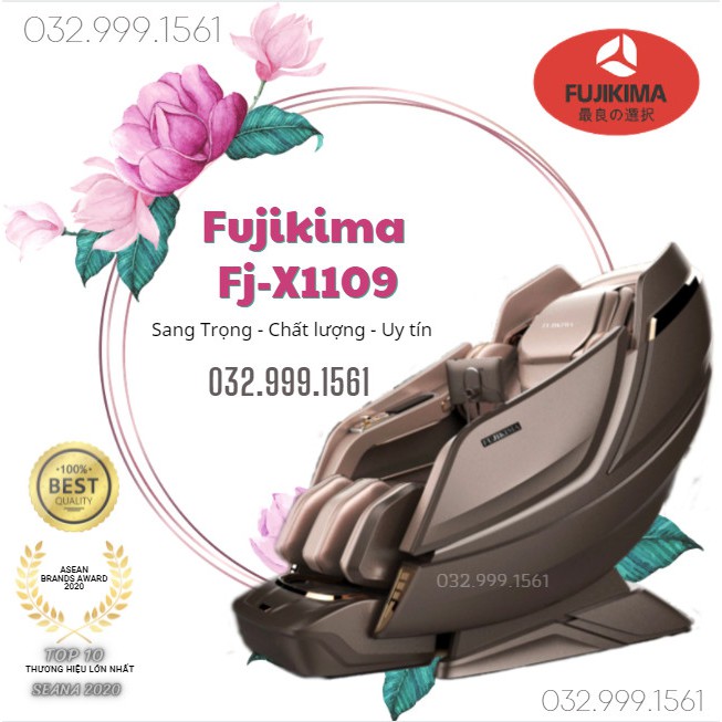 [BÍ QUẾT MUA GHẾ MASSAGE] FUJIKIMA X1109 GIẢM GIÁ KỊCH SÀN 70% - Gọi ngay: 032.999.1561 nhận ngay ƯU ĐÃI KỊCH SÀN