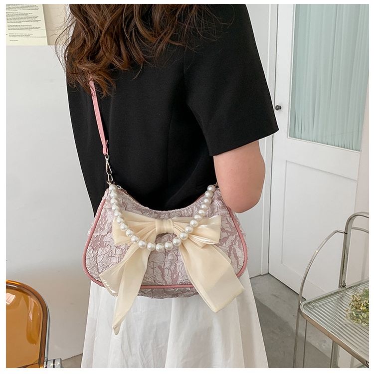 Túi Đeo JASMIN NOIR Chéo Đính Nơ Thời Trang Nữ Tính