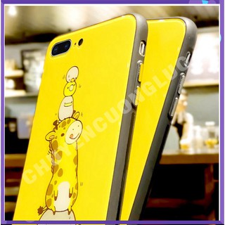[HOT] Ốp Lưng Kính Cường Lực Giraffe