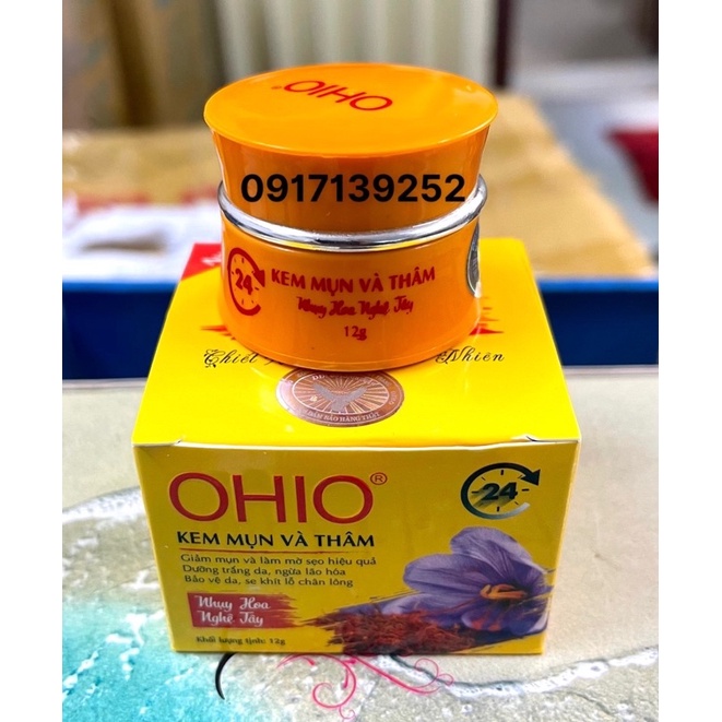 KEM OHIO MỤN THÂM NHUỴ HOA NGHỆ TÂY 12G