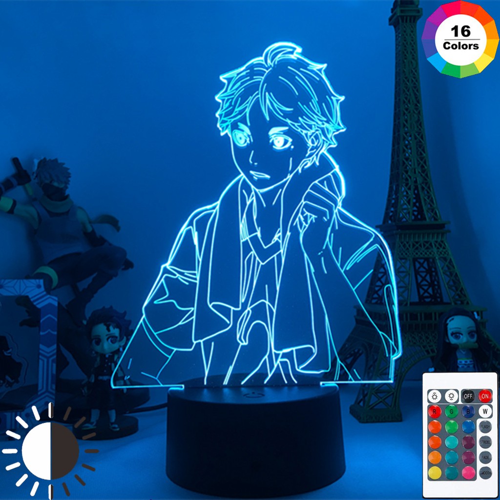 Đèn Ngủ LED 3D Hình Haikyuu Sugawara Koushi