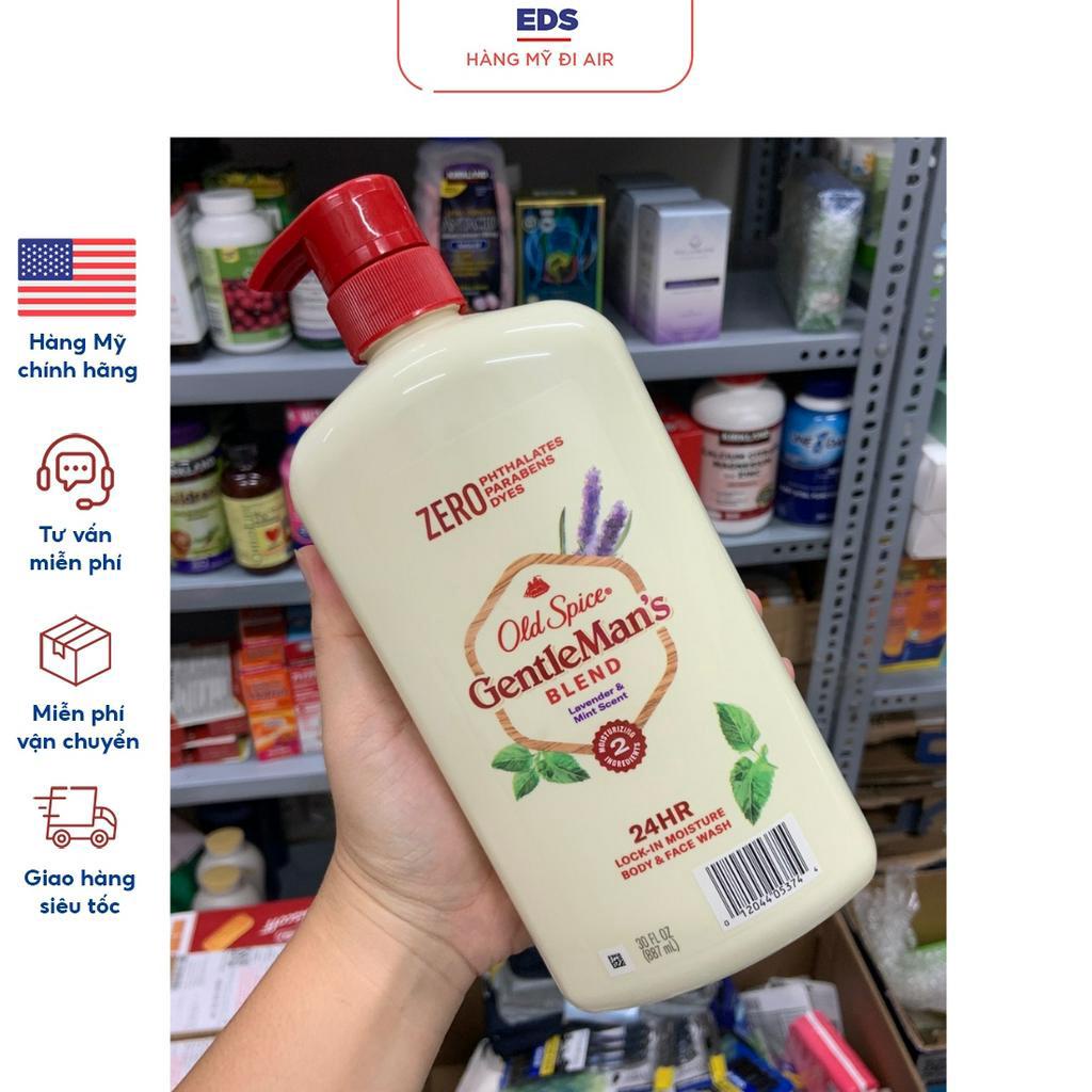 Sữa tắm & rửa Mặt Old Spice dành cho nam giới - EDS Hàng Mỹ