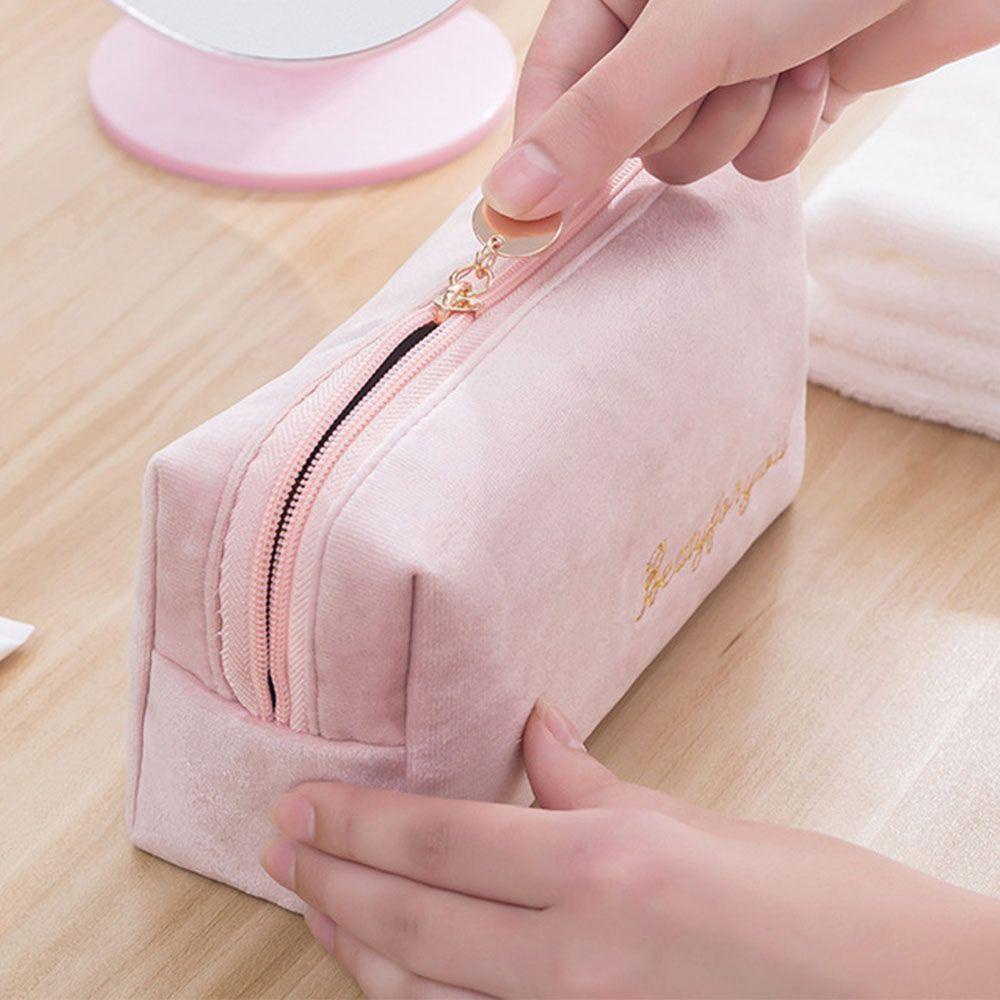 Túi Đựng Mỹ Phẩm Son Môi Mềm Mại Dung Tích Lớn Tiện Dụng Khi Đi Du Lịch