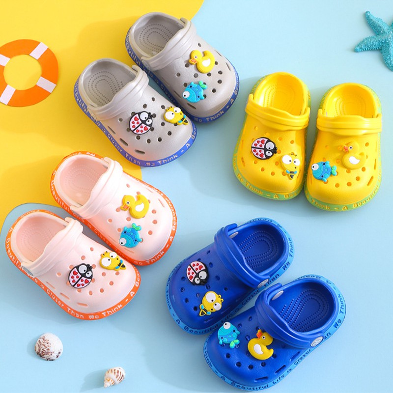 Giày Sandal Đế Mềm Chống Trượt Thời Trang Cho Bé Trai Gái Crocs