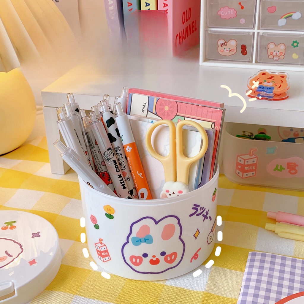 Thùng rác/Hộp Đựng Bút Dễ Thương Trang Trí Bàn Học