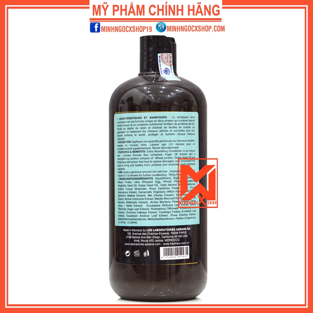 Dầu xả dưỡng sâu FRAICHEUR EXTRA NOURISHING 800ml chính hãng