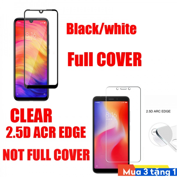 Kính cường lực toàn màn hình Xiaomi Redmi Note 7 8 9 10 11 8A 8T 9S 9A 9i 10T 11T 10S K20 K30 K40 K30S Prime Pro Ultra Sport Lite Plus Max 4G 5G