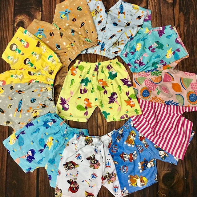 Combo 10 chiếc quần đùi cho bé trai ( bé gái)