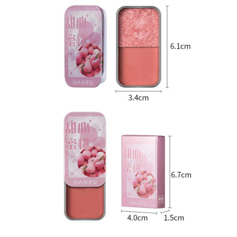 [Hàng mới về] Bảng phấn mắt kết hợp 2 màu mờ và ánh nhũ trang điểm lâu trôi cho nữ