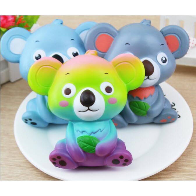 Túi Xách Thiết Kế Đơn Giản Thời Trang Cao Cấp❤️Đồ Chơi Mềm Nở Chậm Làm Từ PU Gấu Mèo Kawai