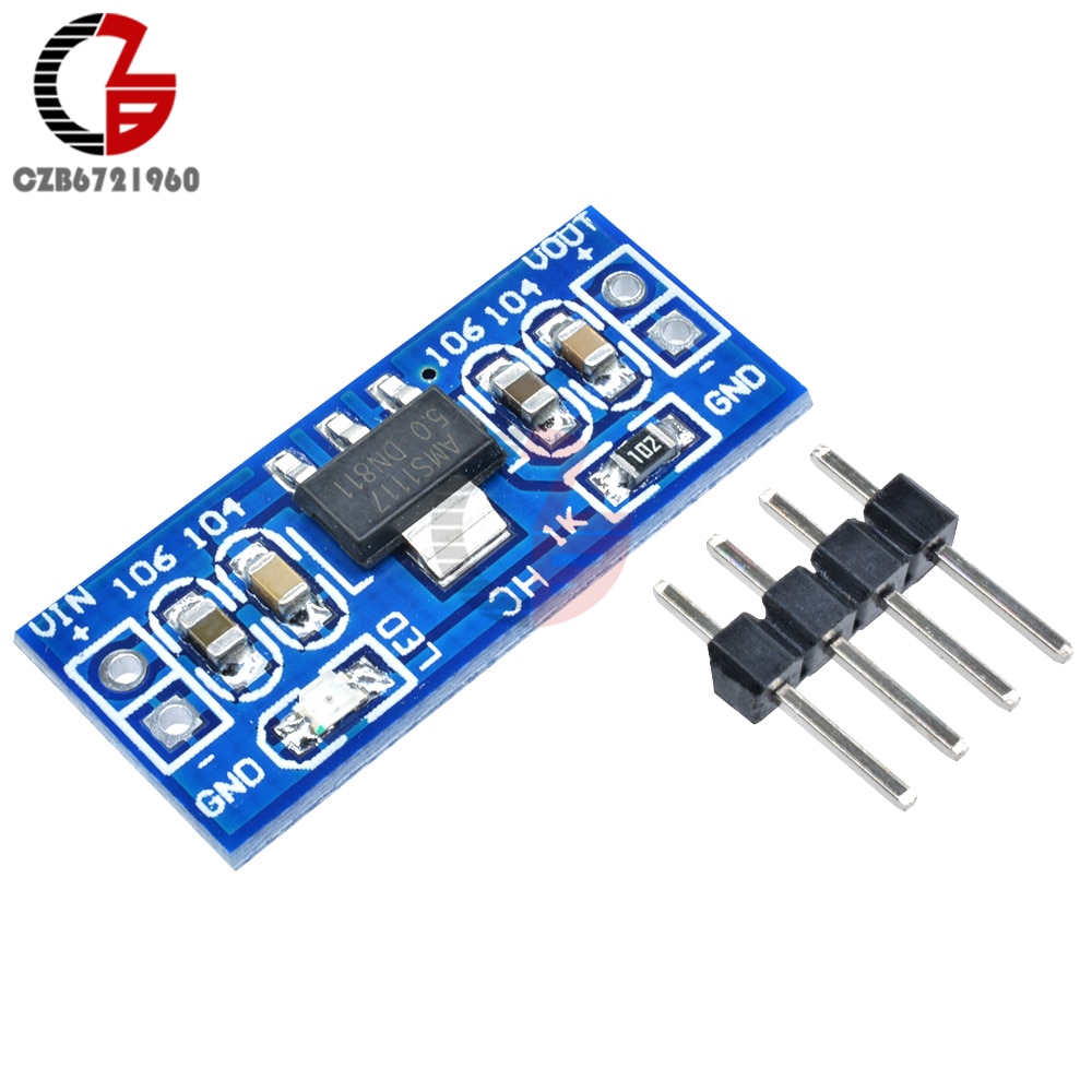 LM1117 AMS1117 DC-DC 6V-12V to 5V Step Down Power Converter Supply Module Voltage Converter Supply for Arduino Raspberry Pi | WebRaoVat - webraovat.net.vn