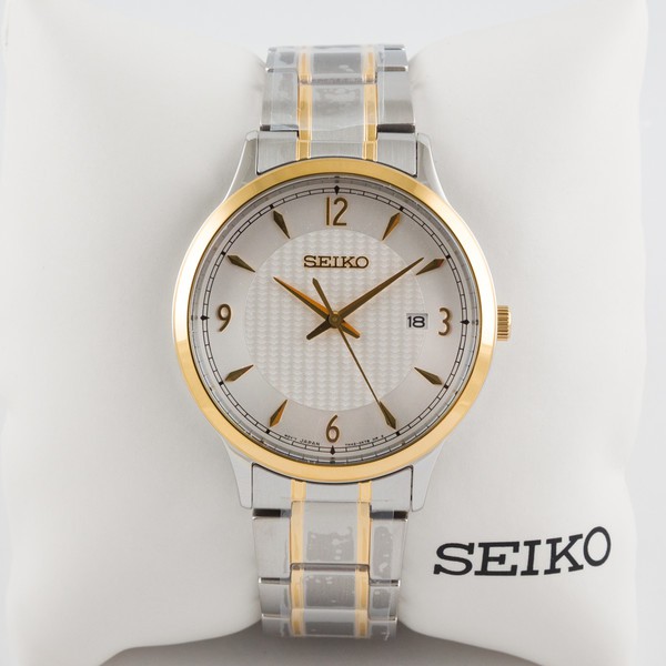 Đồng hồ nam Seiko SGEH82P1 Chính Hãng - Thép Không Rỉ -Máy Quartz Pin - Kính Hardlex