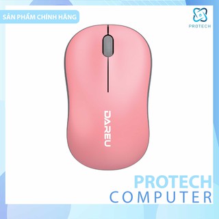 Chuột không dây dareu lm106g pink - hàng chính hãng bh 24 tháng