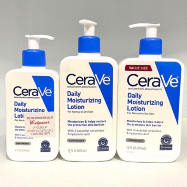 Kem Dưỡng Ẩm Hằng Ngày CeraVe Daily Moiturizing Lotion 237 ML &amp; 355 ML ,USA