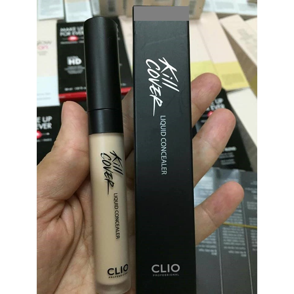 Che khuyết điểm CLIO KILL COVER PRO CONCEALER chính hãng dung tích chuẩn 7ml che phủ tốt độ bám bền cao