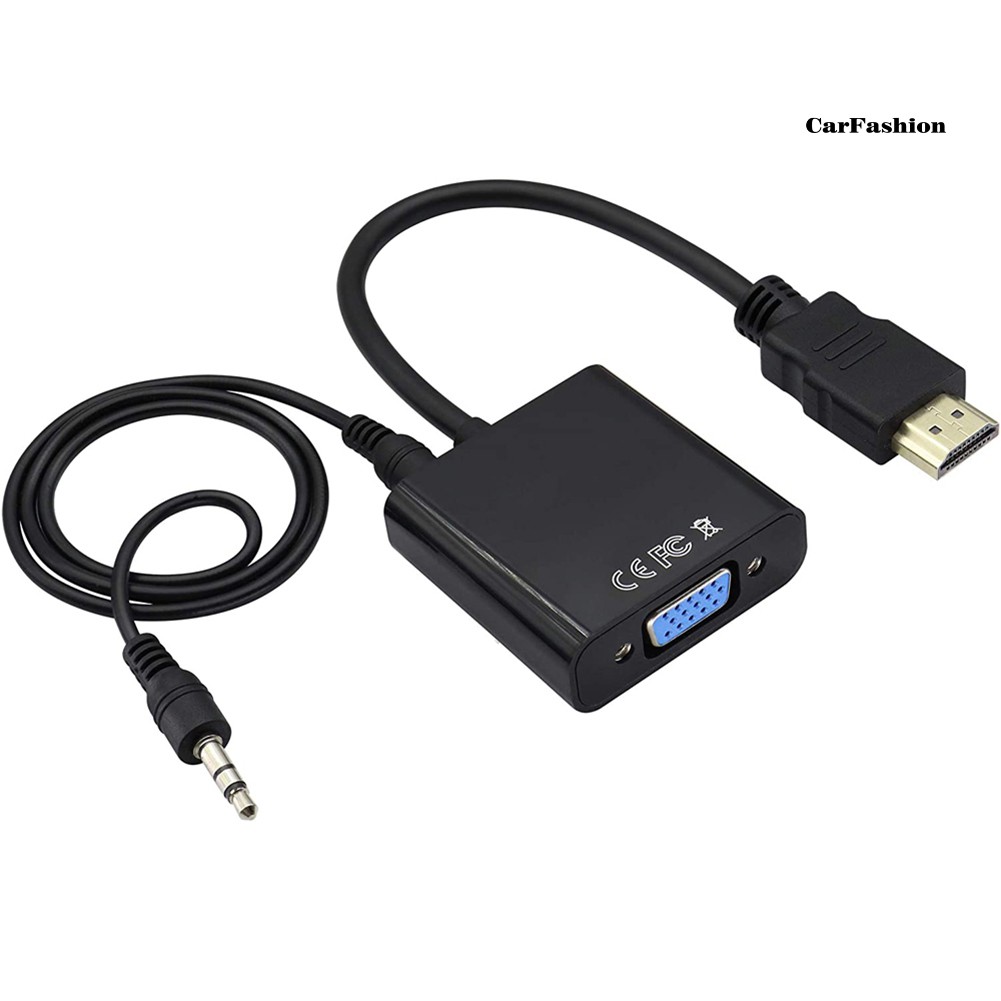 Đầu Chuyển Đổi Âm Thanh 1080p Hdmi Sang Vga Cho Tv Hd Pc Laptop