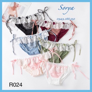 [Sorya] - Quần lót ren buộc nơ quần chip nữ sexy quyến rũ R024