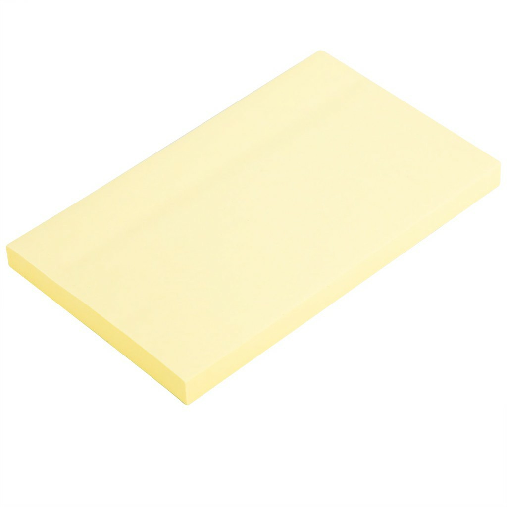 Giấy nhớ Deli - giấy note - khổ 76×126mm, 3''×5'' màu Vàng - 100 tờ/1 tệp - EA00552