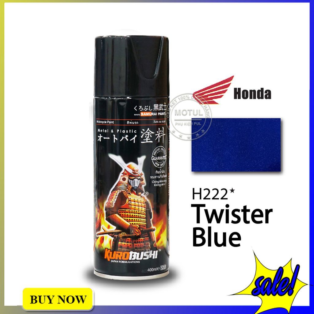 Sơn xịt màu xanh da trời Honda Samurai h222 400ml