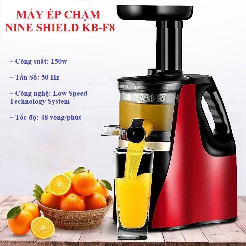 Máy ép chậm trái cây Hoa Quả Misushita, Xuất xứ Thái Lan Tặng kèm LÕI LÀM KEM và Tạp Dề Công suất 250W, Siêu bền chạy êm