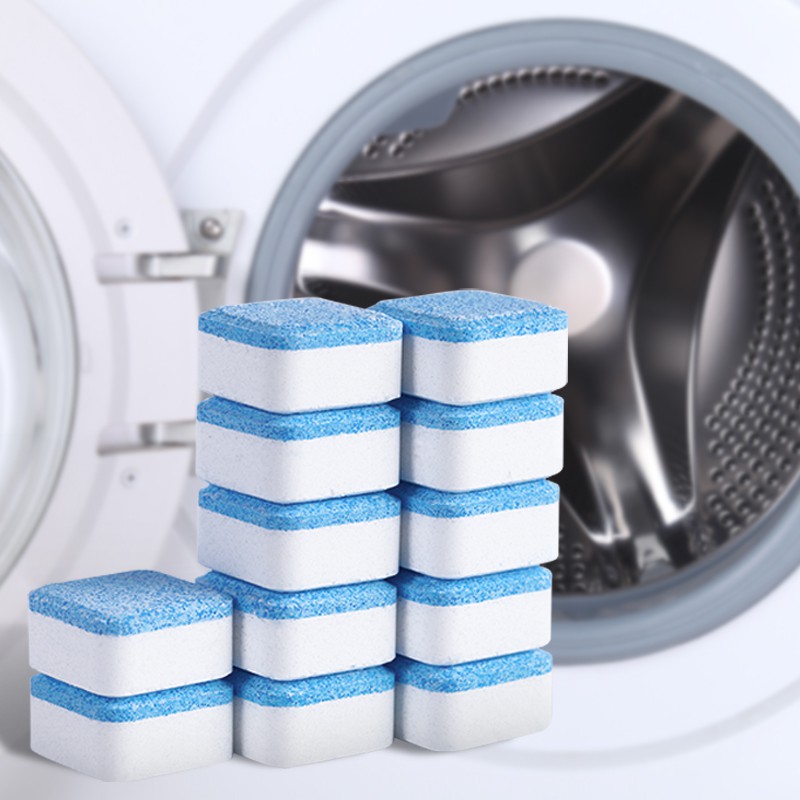 Hộp 12 Viên Tẩy Vệ Sinh Lồng Máy Giặt Mới Diệt Khuẩn, Khử Mùi, Đánh Tan Mọi Vết bẩn NC36