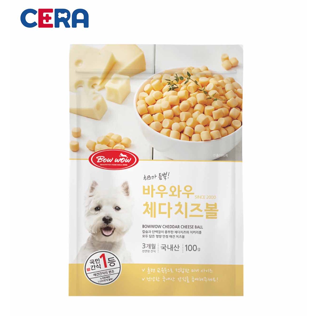 Snack Thưởng Cho Chó Phô Mai Viên - Cheese Ball 100gr