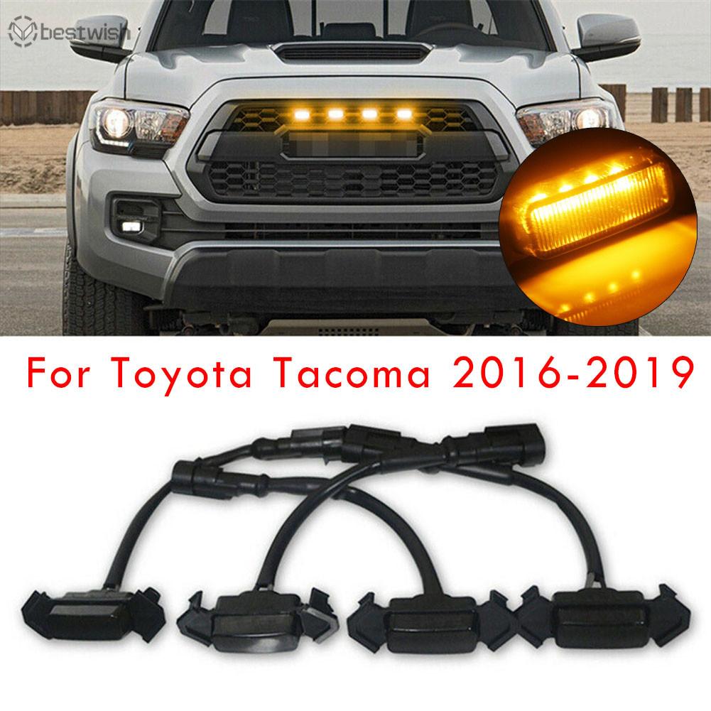 Đèn Led Gắn Lưới Tản Nhiệt Cho Xe Hơi 2016 Up Toyota Tacoma Trd Pro