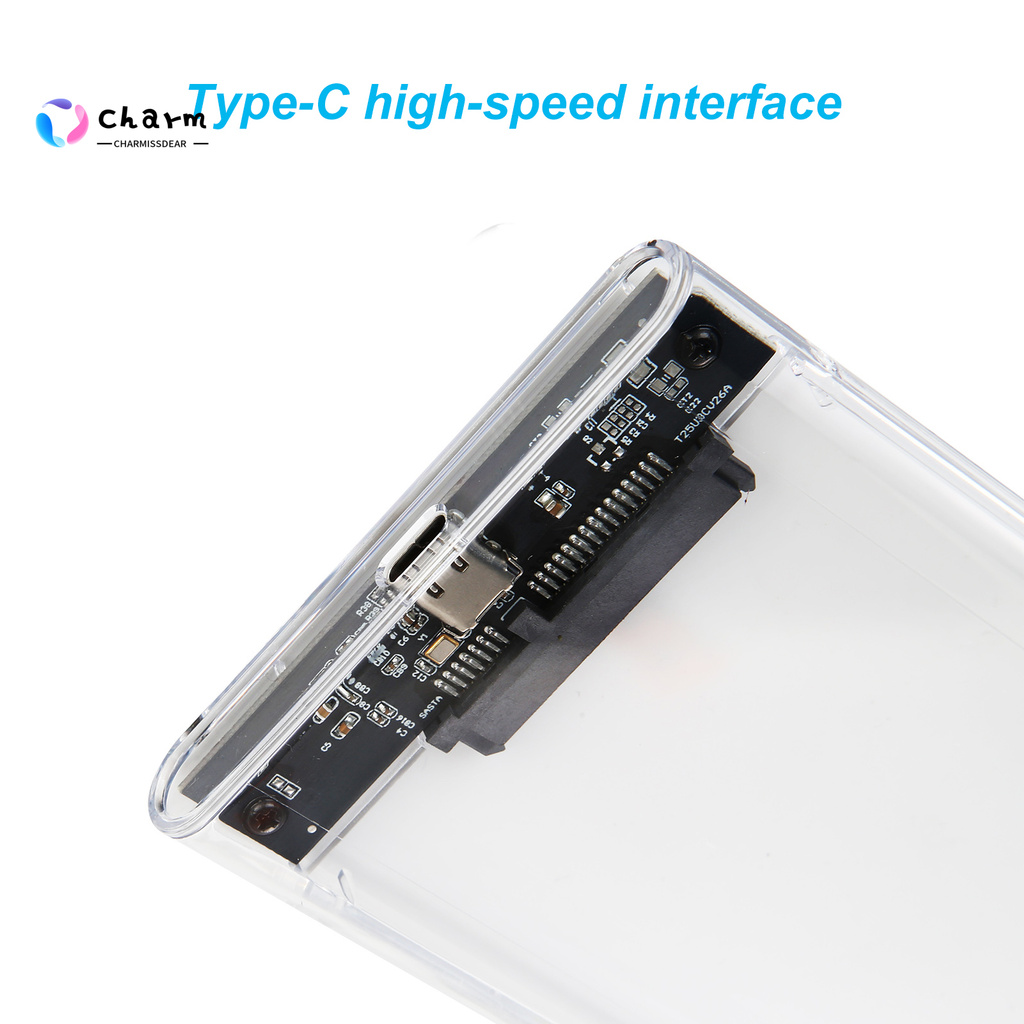 Hộp Đựng Ổ Cứng Ngoài 2.5 Inch Usb 3.1 Type-C Tốc Độ Cao Ốp | BigBuy360 - bigbuy360.vn
