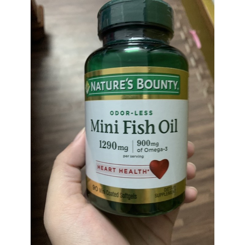 Dầu cá Nature's Bounty Fish Oil 1290mg