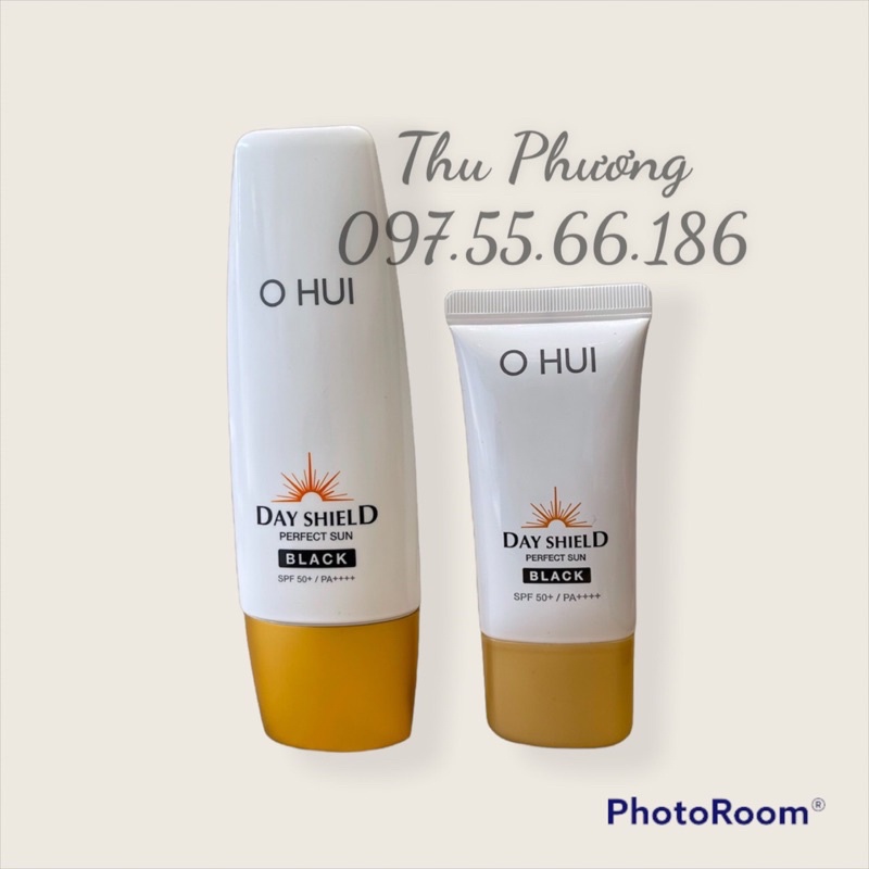 set kem chống nắng OHUI Day Shield Perfect Sun Black 50ml date 2026