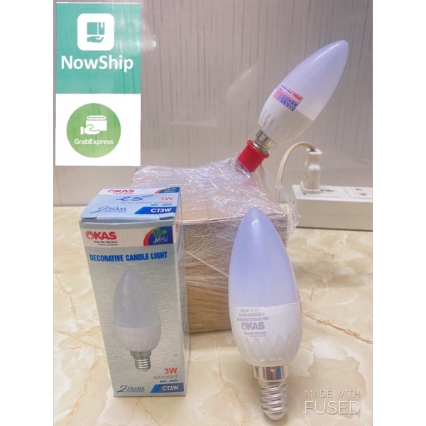 Bóng đèn Led OKAS 3W đuôi đèn E14