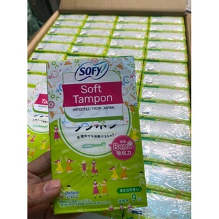[ Hàng Nhật ]Băng Vệ Sinh Tampon Sofy 9 miếng