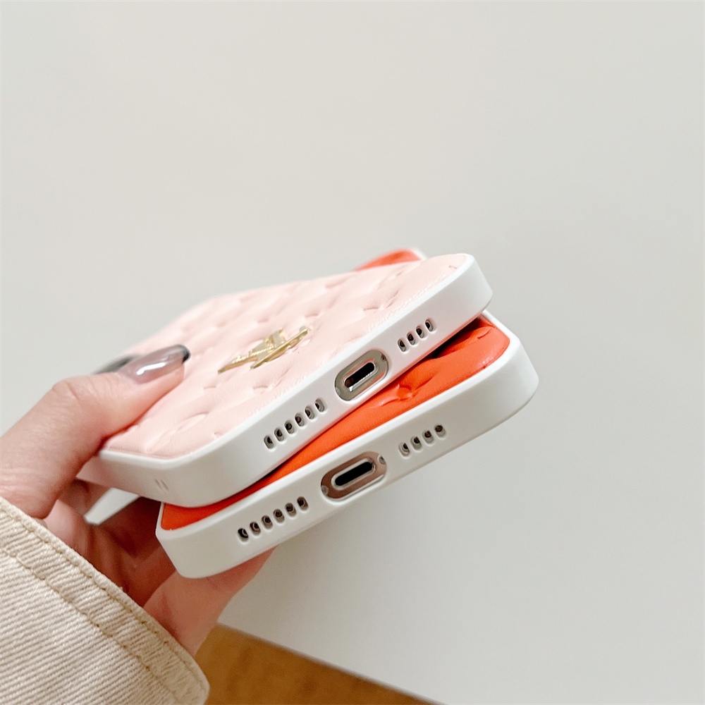 Ốp Điện Thoại Da Thời Trang Cho iPhone 13Pro Max 12 11 Pro Max XR XS 8 7 Plus