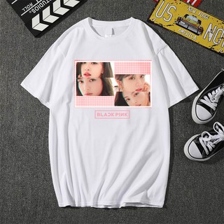Áo thun tay lỡ Kpop B.L.A.C.K.P.I.N.K Unisex Form rộng giá hạt dẻ