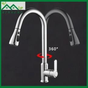 Vòi rửa bát, vòi rửa chén nóng lạnh rút dây KOBESHI-KB 802, KOREA