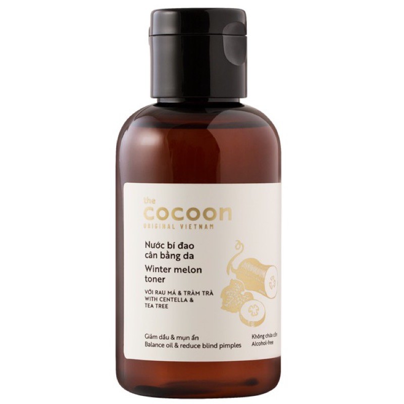 Nước Cân Bằng Da Bí Đao Giảm Dầu Và Mụn Cocoon 140ml | BigBuy360 - bigbuy360.vn