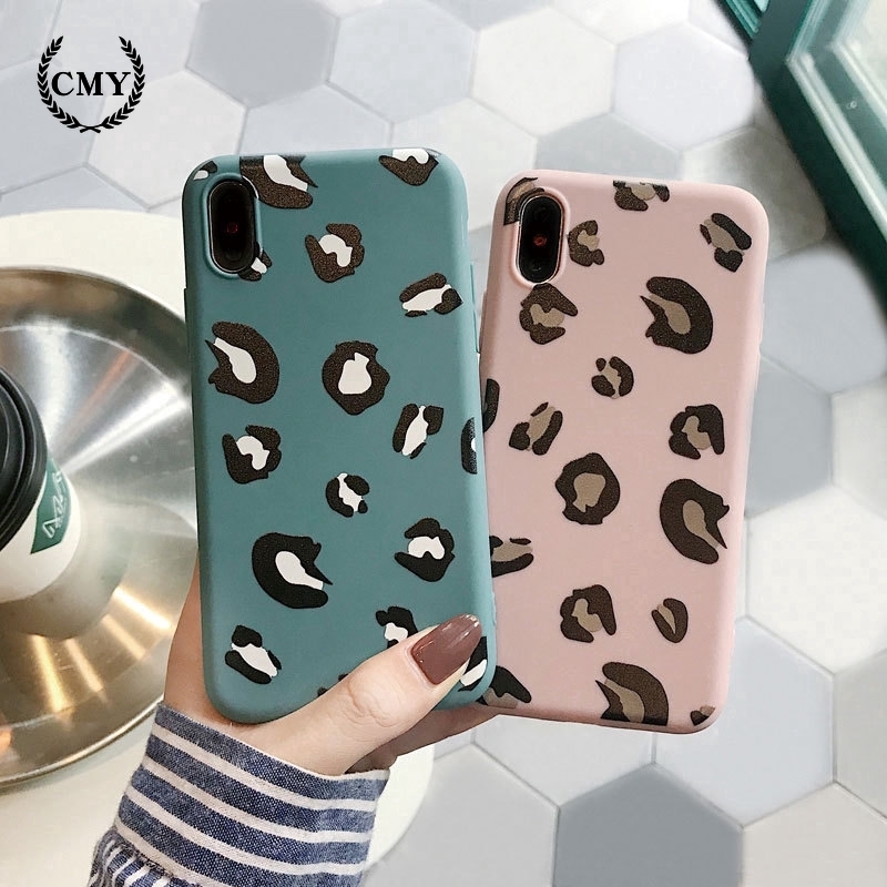 Ốp lưng in họa tiết da báo cho iPhone11/11Pro 11pro Max X XR XS XS MAX 78 plus SE | BigBuy360 - bigbuy360.vn